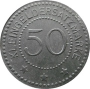 50 Pfennig - Beckum, Germany, 1917 reverse image