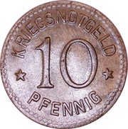 10 Pfennig - Berleburg, Germany, 1917 reverse image
