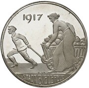 50 Pfennig - Bielefeld Silver Pattern obverse image