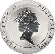 10 Dollars - Elizabeth II 3rd Portrait - Edwin Flack - Frosted Proof obverse image