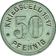 50 Pfennig - Bottrop, Germany, 1917 reverse image