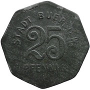 25 Pfennig - Buer in Westfalen, Germany,  reverse image