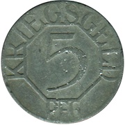 5 Pfennig - Dortmund, Germany, 1917 reverse image