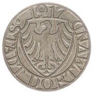 5 Pfennig - Dortmund silver obverse image
