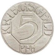 5 Pfennig - Dortmund silver reverse image