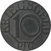 10 Pfennig - Dortmund, Germany, 1917 reverse image