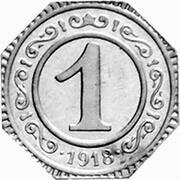 1 Pfennig - Hamm, Germany, 1918 reverse image
