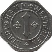 1 Pfennig - Hamm obverse image