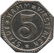 5 Pfennig - Hamm obverse image