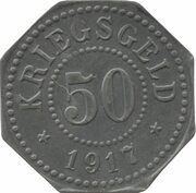 50 Pfennig - Hamm, Germany, 1917 reverse image
