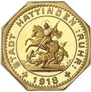 25 Pfennig - Hattingen Pattern obverse image