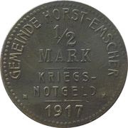 ½ Mark - Horst-Emscher obverse image