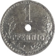1 Pfennig - Iserlohn, Germany, 1918 reverse image
