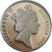 10 Dollars - Elizabeth II 3rd Portrait - Numbat - Piedfort obverse image