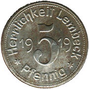 5 Pfennig - Lembeck obverse image