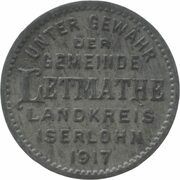 10 Pfennig - Letmathe obverse image