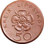 50 Pfennig - Lippstadt, Germany, 1921 reverse image