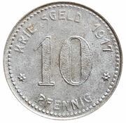 10 Pfennig - Lüdenscheid, Germany, 1917 reverse image