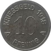 10 Pfennig - Lüdenscheid, Germany, 1918 reverse image