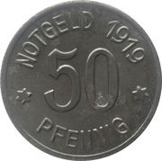 50 Pfennig - Lüdenscheid, Germany, 1919 reverse image