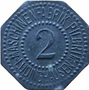 2 Pfennig - Lüdinghausen Maschinenfabrik Pilgrim obverse image