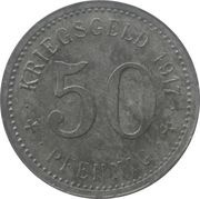 50 Pfennig - Menden, Germany, 1917 reverse image