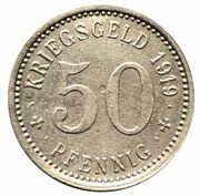 50 Pfennig - Menden, Germany, 1919 reverse image