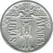 1 Million Mark - Menden obverse image