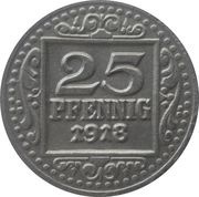 25 Pfennig - Münster in Westfalen, Germany, 1918 reverse image