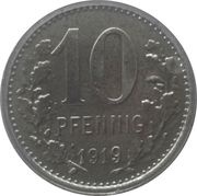 10 Pfennig - Neheim, Germany, 1919 reverse image