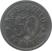 50 Pfennig - Neheim, Germany, 1918 reverse image