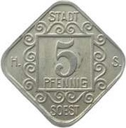5 Pfennig - Soest obverse image