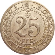 25 Pfennig - Soest, Germany, 1920 reverse image