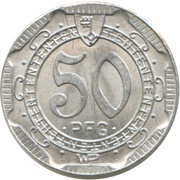 50 Pfennig - Soest, Germany, 1920 reverse image