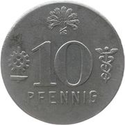 10 Pfennig - Werne a. d. Lippe, Germany, 1920 reverse image