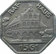 25 Pfennig - Werne a. d. Lippe, Germany, 1921 reverse image