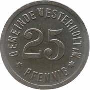 25 Pfennig - Westerholt obverse image