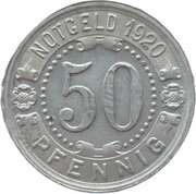 50 Pfennig - Witten, Germany, 1920 reverse image