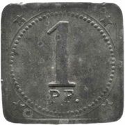 1 Pfennig - Aalen, Germany, 1918 reverse image