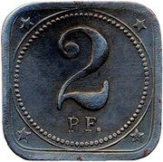 2 Pfennig - Aalen, Germany, 1918 reverse image