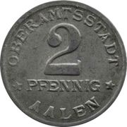 2 Pfennig - Aalen obverse image