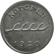 2 Pfennig - Aalen, Germany, 1920 reverse image