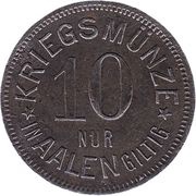 10 Pfennig - Aalen, Germany, 1917 reverse image