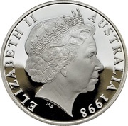 10 Dollars - Elizabeth II 4th Portrait - Hairy Nosed Wombat obverse image