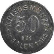 50 Pfennig - Aalen, Germany, 1917 reverse image