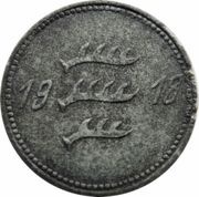 5 Pfennig - Backnang, Germany, 1918 reverse image