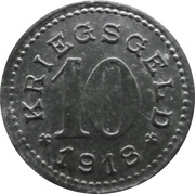 10 Pfennig - Balingen, Germany, 1918 reverse image