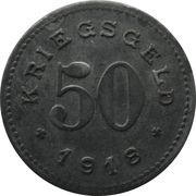 50 Pfennig - Balingen, Germany, 1918 reverse image