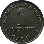 1 Pfennig - Calw obverse image