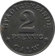 2 Pfennig - Calw obverse image